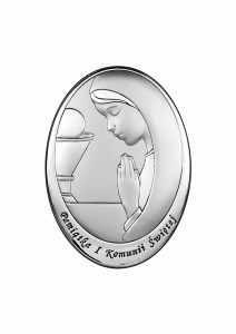 Obrazek Srebrny Valenti - Pamiątka Komunii Świętej