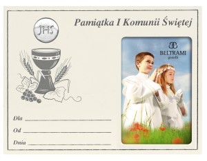 Ramka Komunijna na Panelu