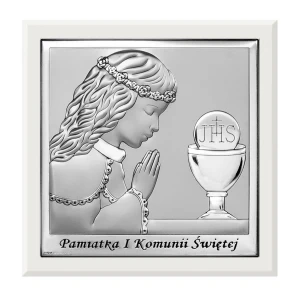 Obrazek pamiątka I Komunii Świętej - Dziewczynka