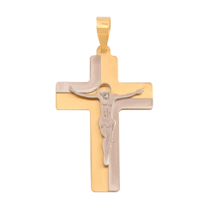 Krzyżyk z wizerunkiem pr.585 (14K)